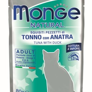 Monge natural busta tonno con anatra 80GR