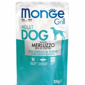 Monge grill adult merluzzo 100GR