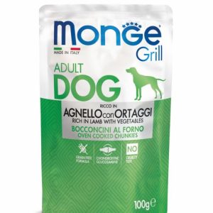 Monge grill adult agnello con ortaggi 100GR
