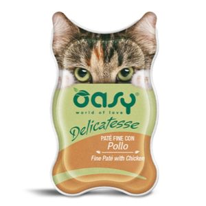 Oasy delicatesse patè con pollo 85GR