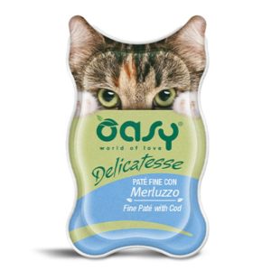 Oasy delicatesse patè con merluzzo 85GR