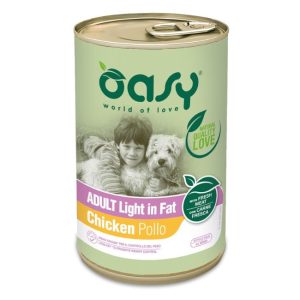 Oasy dog lifestage adult light in fat pollo 400GR