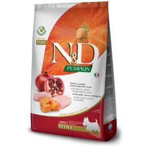 N&D farmina pumpkin adult mini pollo zucca e melograno 2,5KG