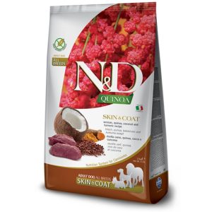 N&D farmina quinoa adult medium/maxi  skin&coat cervo quinoa cocco e curcuma 2,5KG