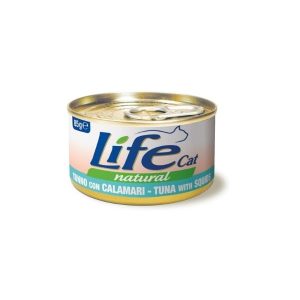 Life cat natural tonno con calamari 85GR