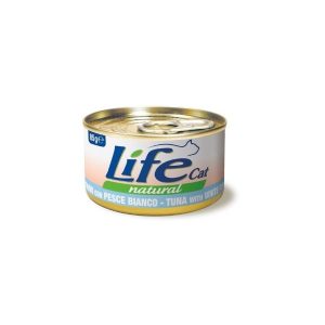 Life cat natural tonno con pesce bianco 85GR