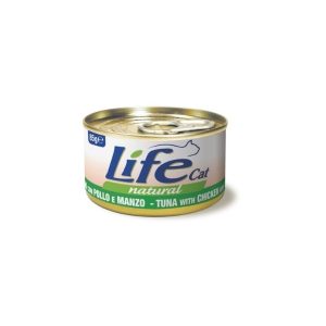 Life cat natural tonno con pollo e manzo 85GR