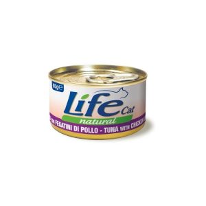 Life cat natural tonno con fegatini di pollo 85GR