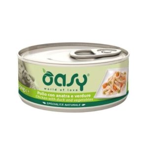 Oasy dog lattina pollo con anatra e verdure 150GR