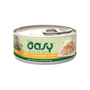 Oasy dog lattina pollo con formaggio e mais 150GR