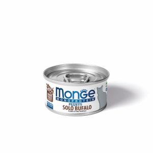 Monge monoproteico pezzetti solo bufalo 80GR