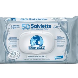 Sano e bello salviette detergenti senza profumo 50pz