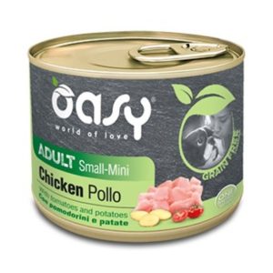 Oasy dog grain free adult small-mini pollo 200GR