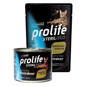 Prolife sterilised grainfree sensitive renna 85GR