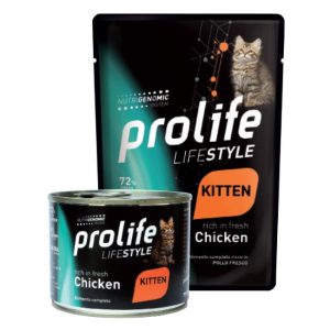 Prolife lifestyle kitten pollo 85GR
