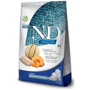 N&D farmina ocean puppy medium/maxi merluzzo zucca e melone cantalupo 2,5KG