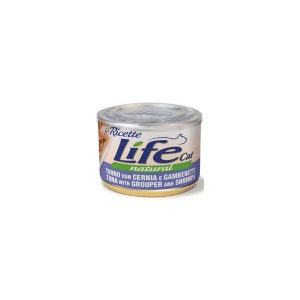 Life cat natural tonno con cernia e gamberetti 150GR