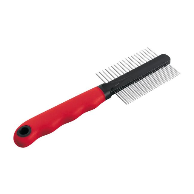 Pettine in acciaio cromato per cani gro 5864