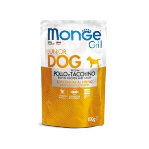 Monge grill puppy & junior pollo e tacchino 100GR