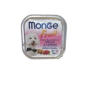 Monge dog fruit pollo e lamponi 100GR