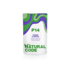 Natural code cat P14 tonno e zucca 70GR