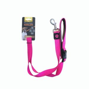 Gimdog guinzaglio Harlem nylon neoprene rosa L