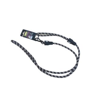 Gimdog guinzaglio corda click&lock nero S