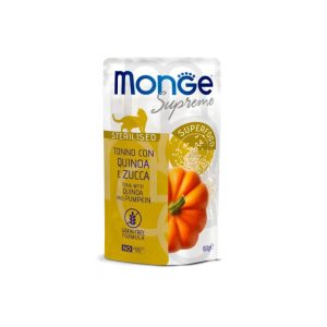 Monge supreme busta sterilizzato tonno con quinoa e zucca 80GR