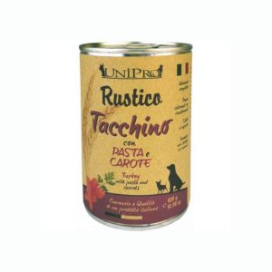 Unipro Rustico tacchino pasta integrale e carote 400GR