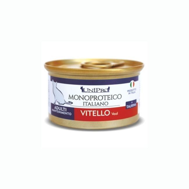 Unipro gatto monoproteico vitello 85GR