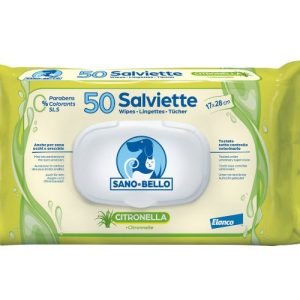 Sano e bello salviette detergenti alla citronella 50pz