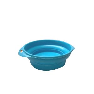 Record ciotola pieghevole S 15x12x4,5 cm 0,35L celeste