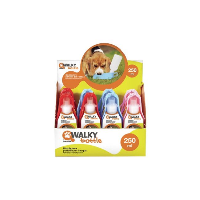Bottiglietta d'acqua Walky pet feeding bottle 750ML rosso