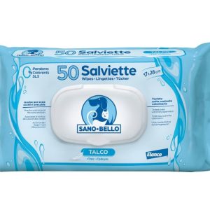 Sano e bello salviette detergenti al talco 50pz