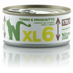 Natural code XL 6 tonno e prosciutto 170GR