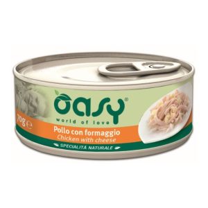 Oasy cat lattina pollo con formaggio 70GR