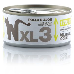 Natural code XL 3 pollo e aloe 170GR