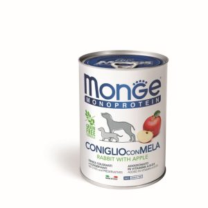 Monge monoproteico coniglio con mela 400GR