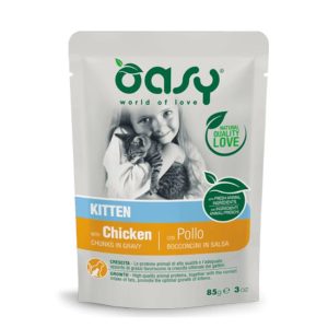 Oasy bocconcini kitten pollo 85GR