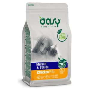 Oasy cat mature & senior pollo 1,5KG
