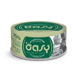 Oasy cat more love lattina pollo con tonno 70GR