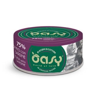 Oasy cat more love lattina tonno con sardine 70GR