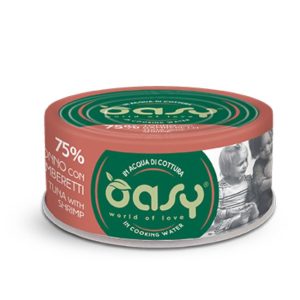 Oasy cat more love lattina tonno con gamberetti 70GR
