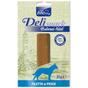 Life dog deli snack filetto bollito di pesce 25GR