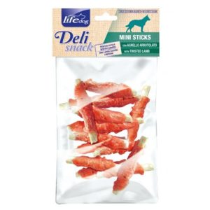 Life dog deli snack ministicks agnello arrotolato 100GR