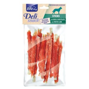 Life dog deli snack sticks agnello arrotolato 100GR
