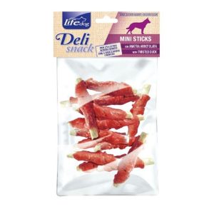 Life dog deli snack ministicks anatra arrotolata 100GR