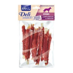 Life dog deli snack sticks anatra arrotolata 100GR