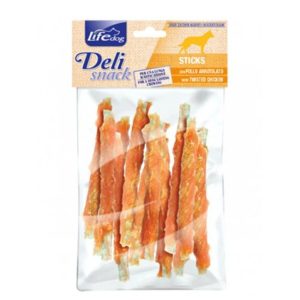 Life dog deli snack sticks pollo arrotolato 100GR