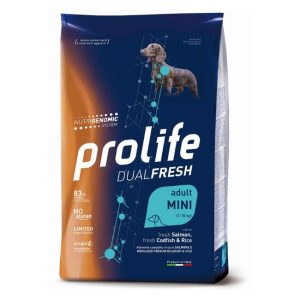 Prolife dualfresh adult mini salmone merluzzo e riso 7KG